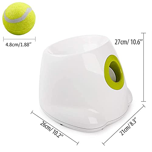 Automatic Ball Launcher for Dogs, includes 3pcs Tennis Balls O1601