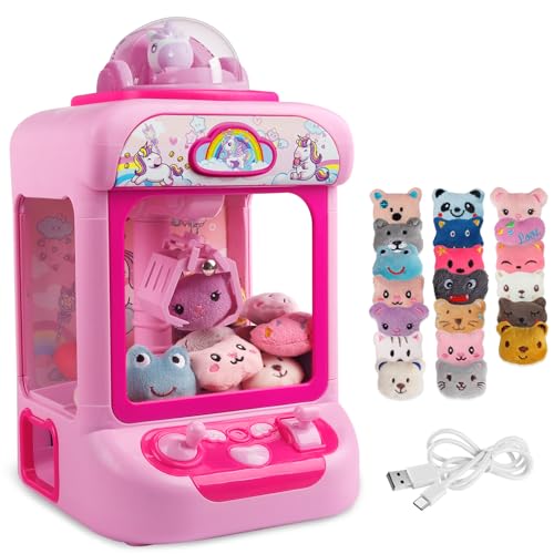 Claw Machine with 20 Mini Plush Toys K164