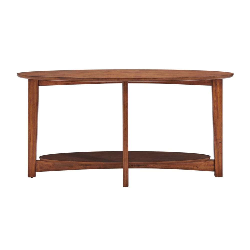 60"L Wood Console Table, Warm Chestnut D721