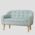 Blue Double Seat Children Reclining Couch Sofa U6710