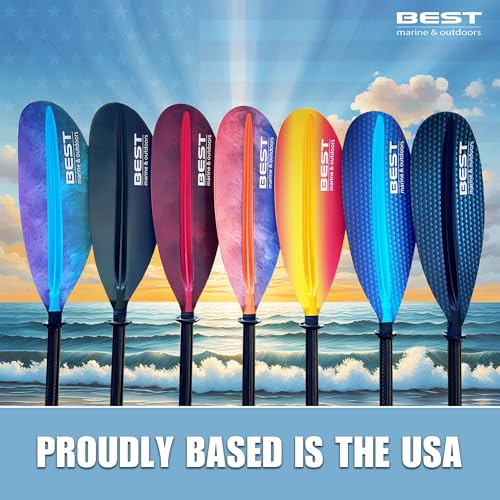 Carbon Fiber Shaft Fiberglass Reinforced Polypropylene Blades Kayak Paddle Q9908