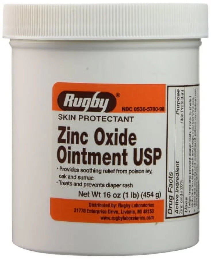 Zinc Oxide Ointment 1 Lb (16oz) Jar N81313