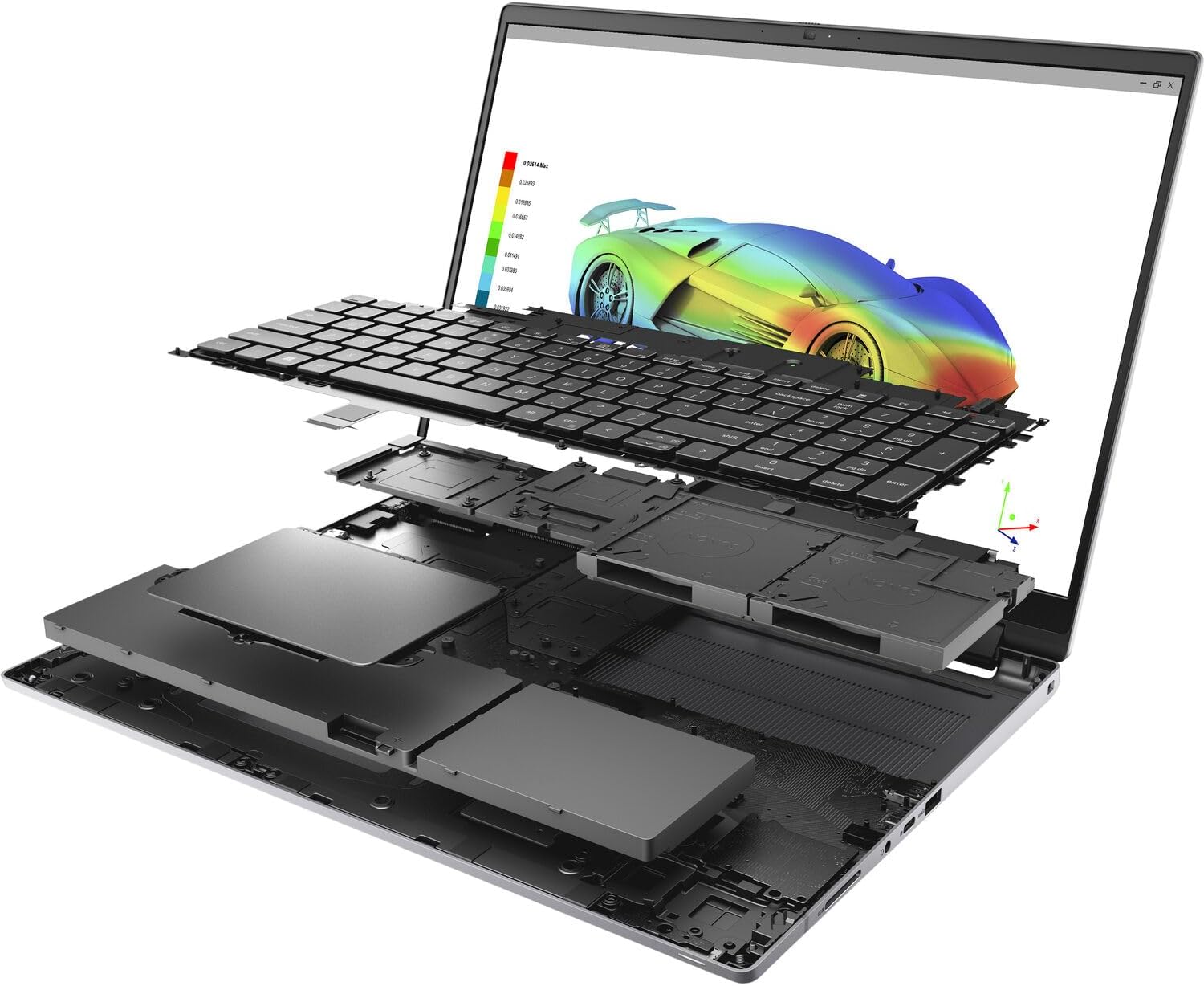 Grey 16" FHD+ Intel 16-Core i9-12950HX 64GB DDR5 1TB SSD Mobile Workstation Laptop H1651