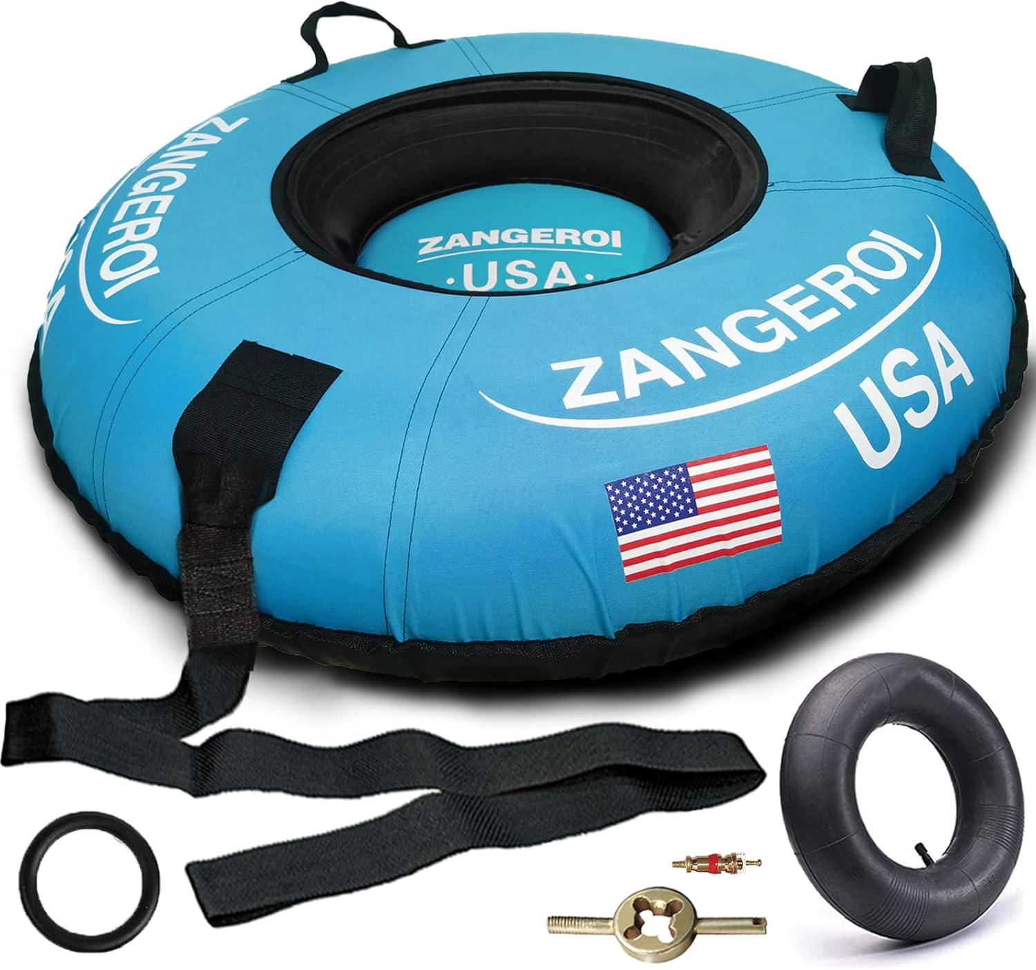 47inch Inflatable Heavy Duty Snow Tube (Blue) K2098