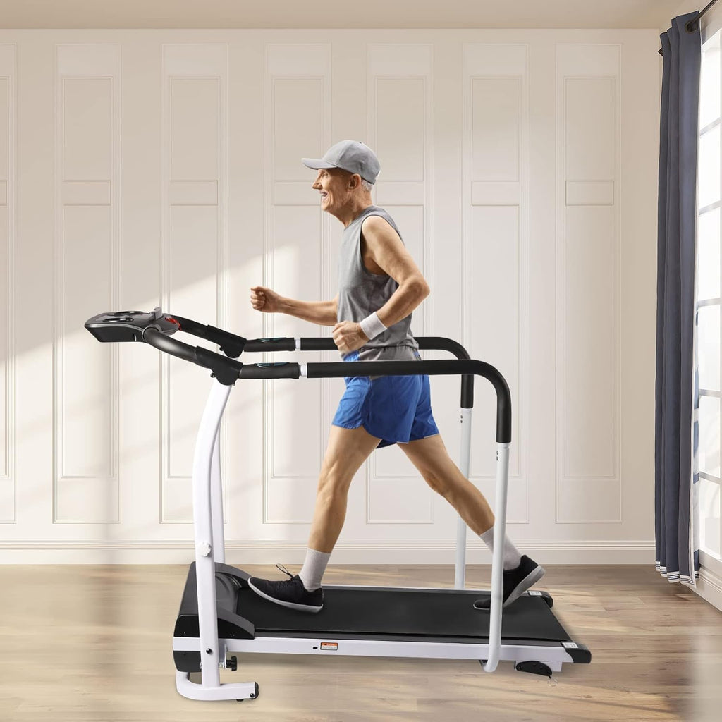 Foldable Walking Treadmill with LCD Display, 220 lbs Capacity R90035