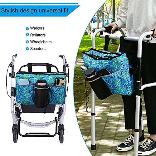 Blue 16.5" x 9" Hanging Storage Bag for Walkers P381