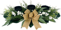 3 Wick Candle Holder with Artificial Flower C735922