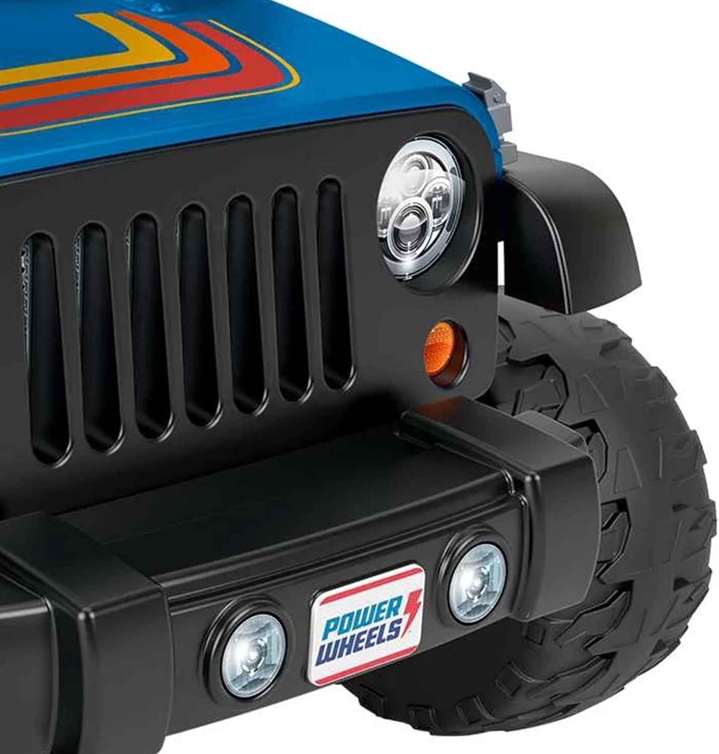 2 Seater Battery Operated Retro Ride On Vehicle Toy Car with Working Lights Y9156