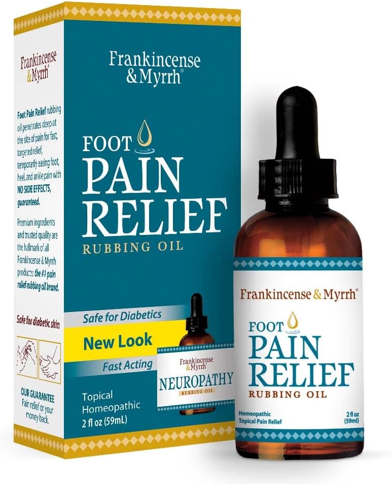 2 Fl. Oz. Nerve and Foot Pain Relief Rubbing Oil J83014