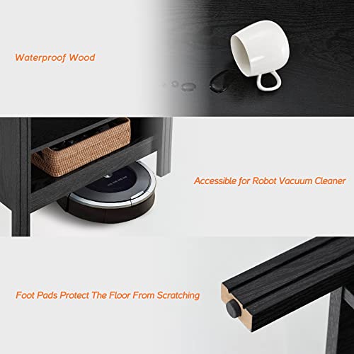White 6 Cubby Wood TV Stand D367