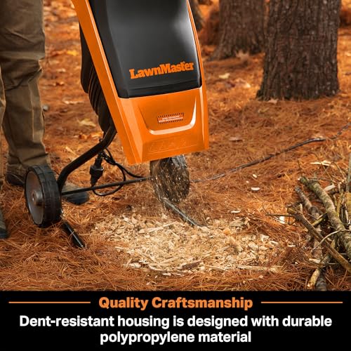 Electric Wood Chipper Shredder 15-Amp 1.5-Inch Cutting Diameter V75235