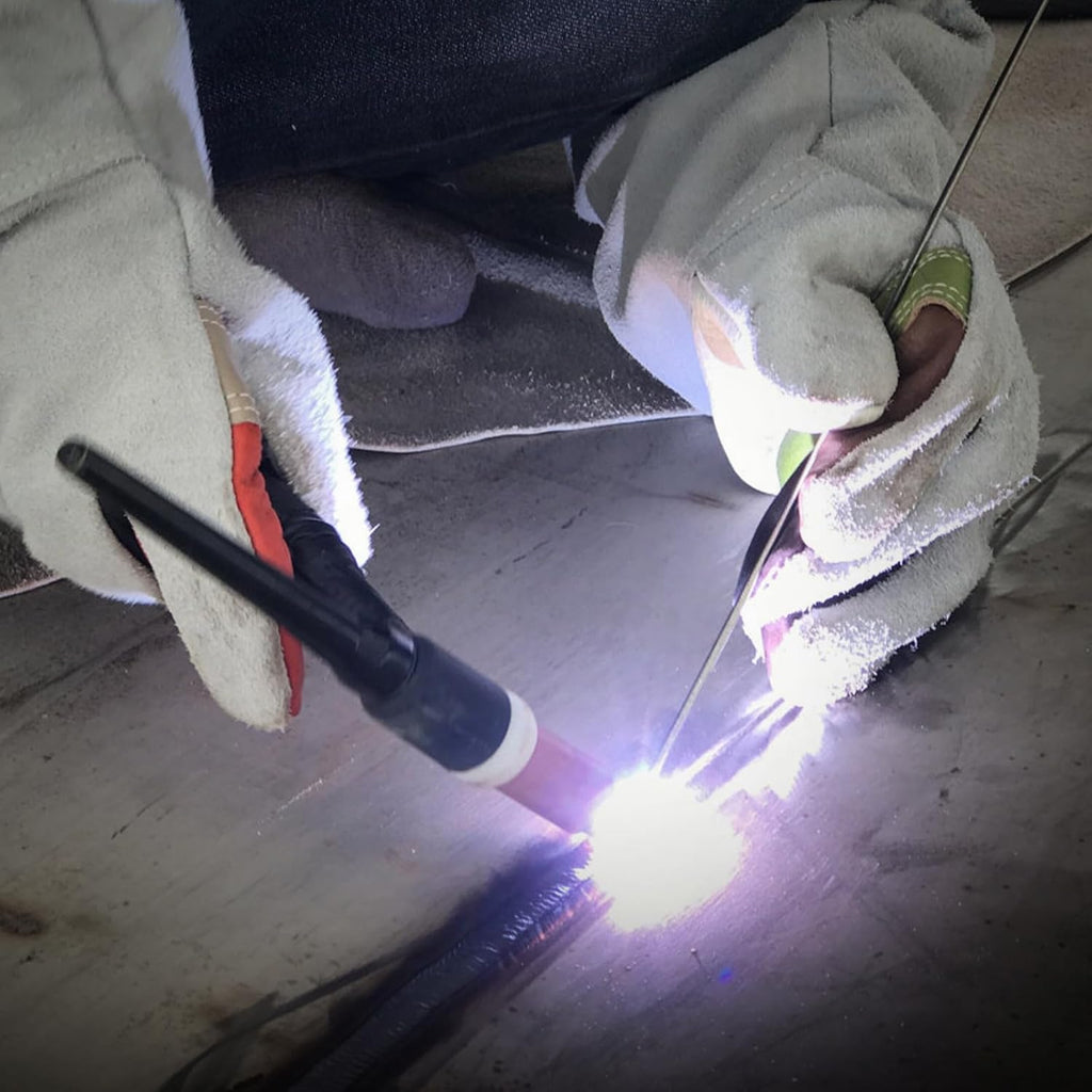 200A AC/DC Pulse Digital Inverter TIG/STICK Welder with ER70S-6 3/32"x16" 5LB Welding Rod L8708