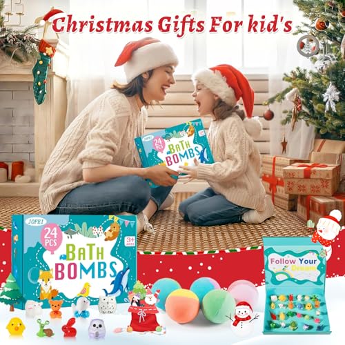 24 Pack Kid Bath Bombs with Surprise Inside L743986