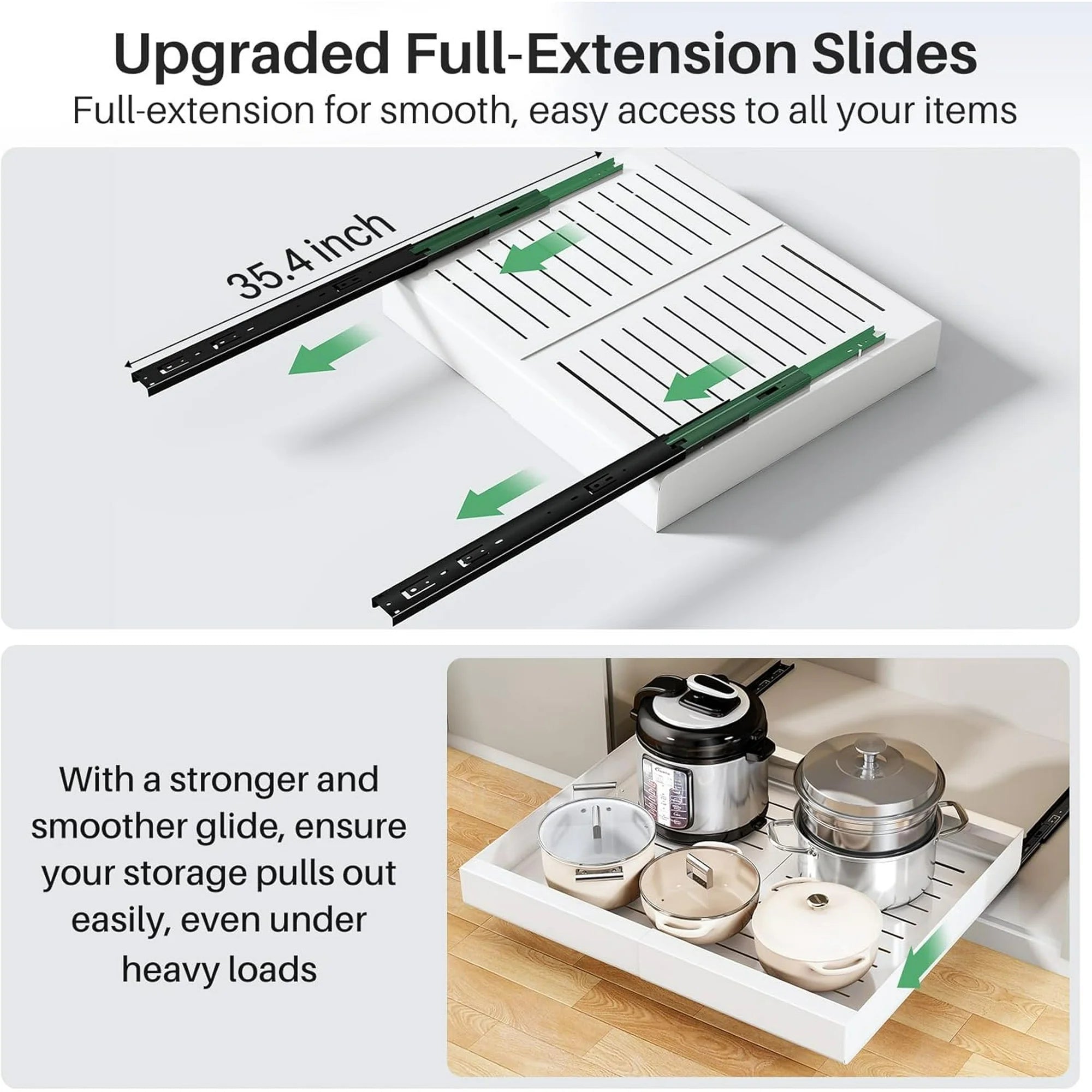 Expandable Heavy Duty Pull out Cabinet Organizer X634