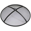 22-Inch Diameter Steel Mesh Fire Pit Spark Screen with Handle M367