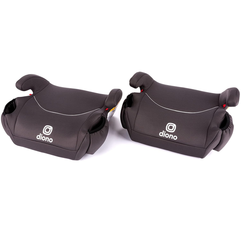 Pack of 2 Backless Booster Car Seats, Black U456