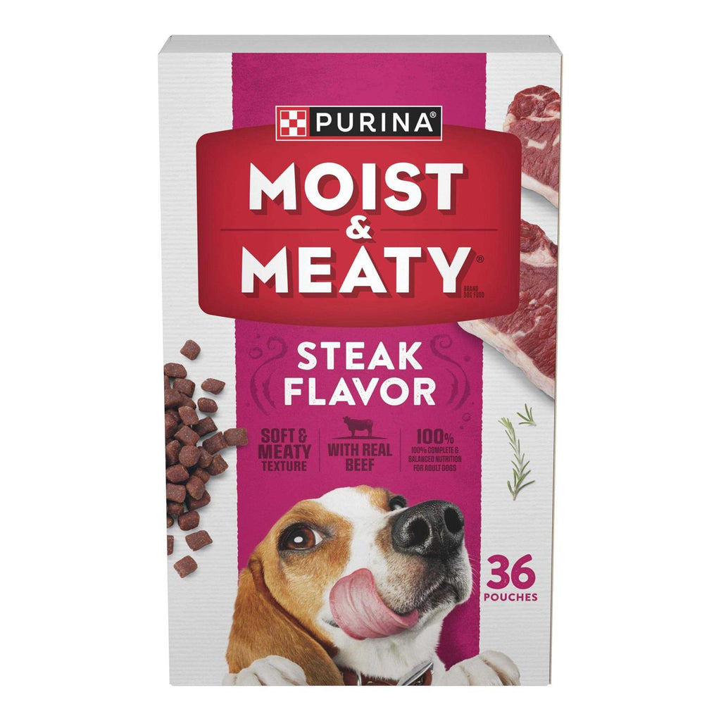 Moist & Meaty Steak Flavor Dry Dog Food S64326