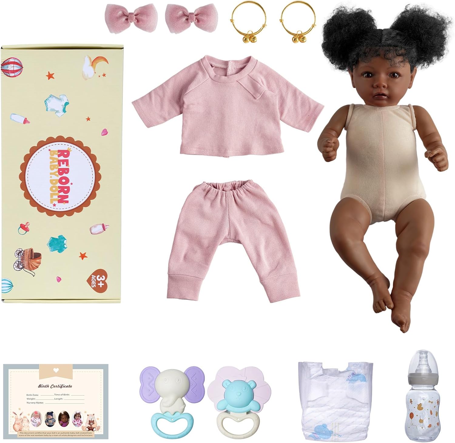 20 Inch Soft Body Realistic Newborn Baby Doll with Clothes L862784