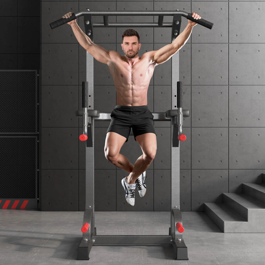 Adjustable Height Pull Up Bar Dip Station X299