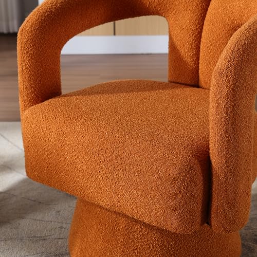 Rose Red Round Accent Chair X5872
