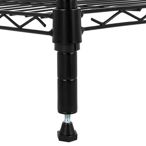 5-Shelf Adjustable Heavy Duty Steel Wire Rack Storage Shelving, Chrome C188