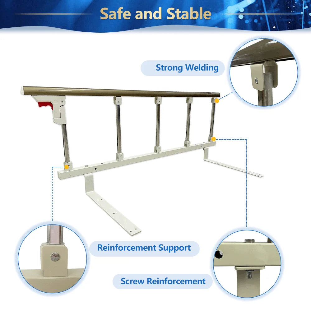 Champagne Bedside Support Rail X343