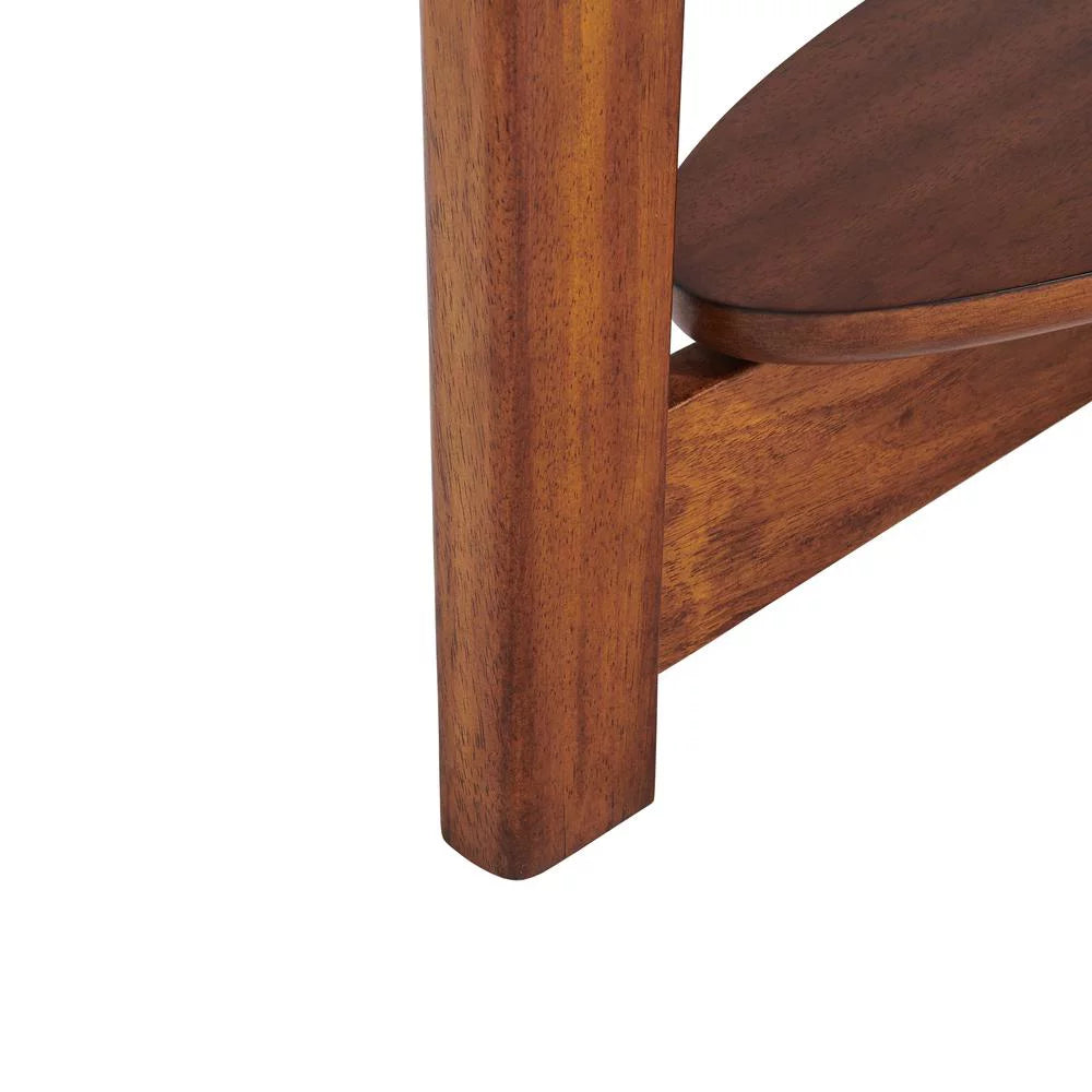 60"L Wood Console Table, Warm Chestnut D721
