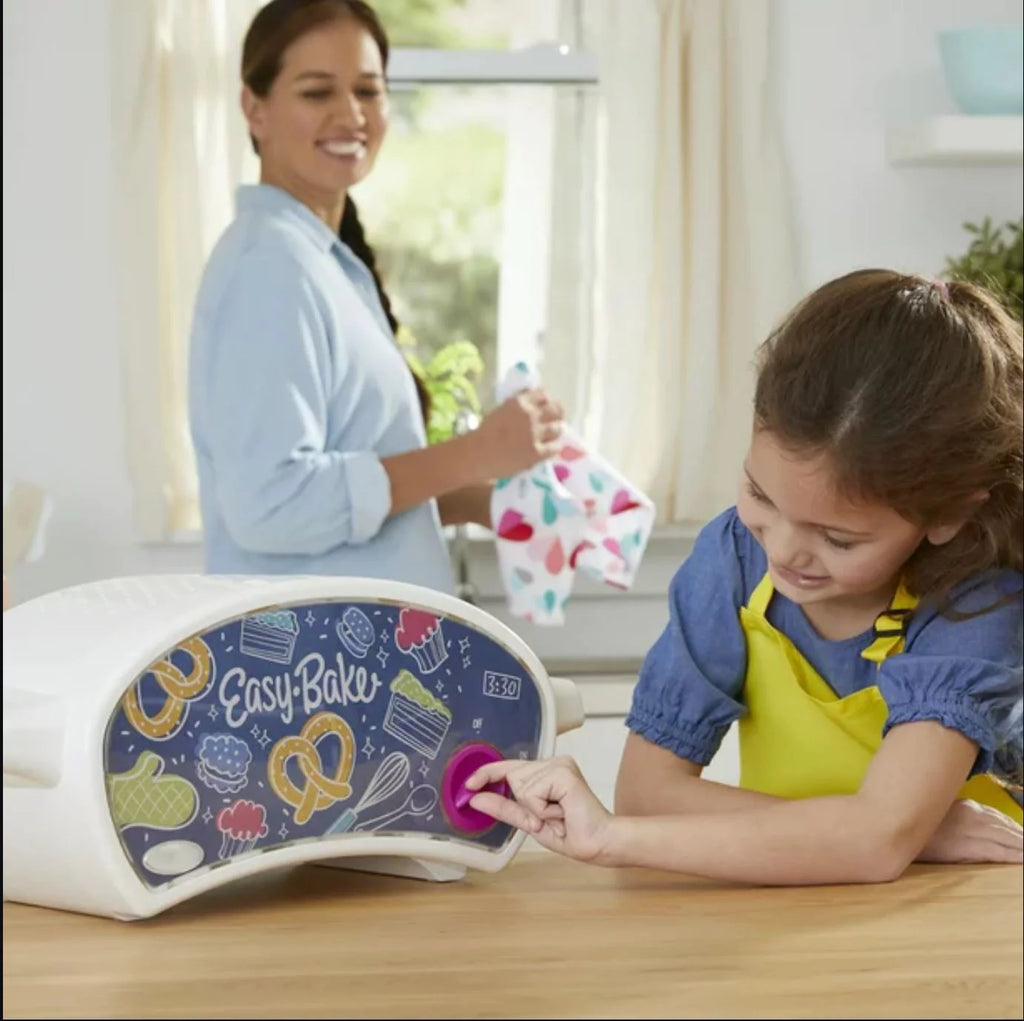 Easy Bake Oven Set with Baking Accessories - 4 Refill mixes (Red Velvet Strawberry Cupcakes, Donut, Pizza and Whoopie Pies), Unicorn Sprinkles D667
