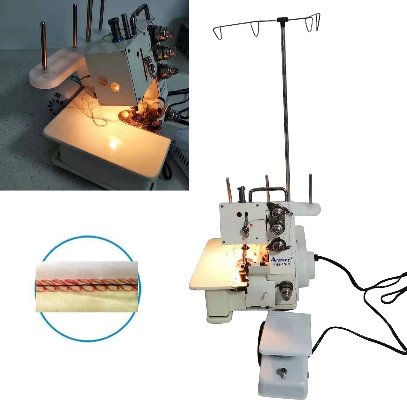 4 Thread Overlock Serger Sewing Machine P720819
