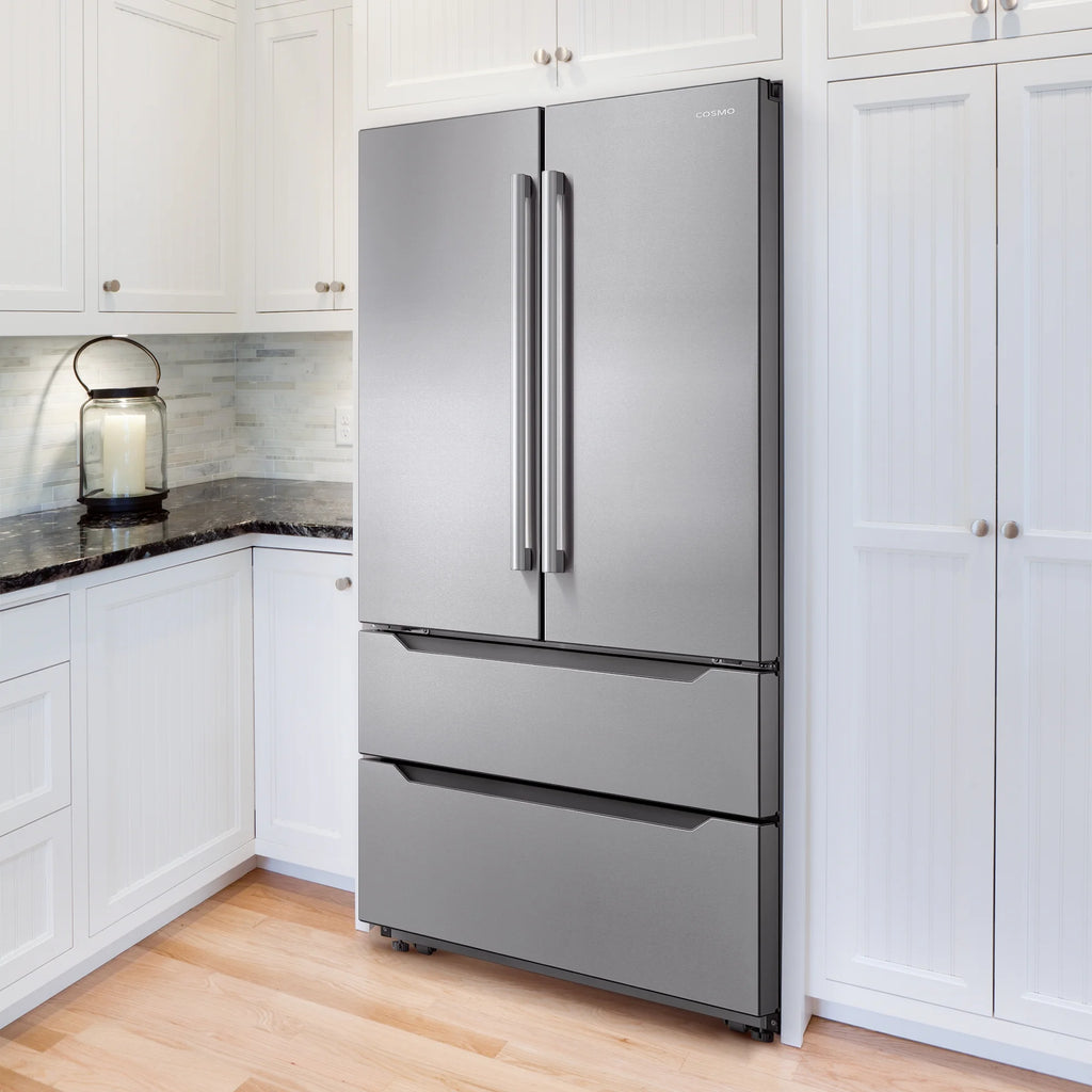 2 Piece Kitchen Appliance Packages with Gas Range & French Door Refrigerator H124186