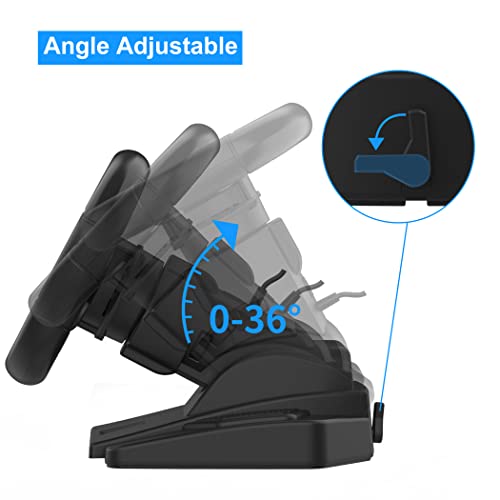Gaming Racing Steering Wheels with Pedals and Paddle Shifters D11317