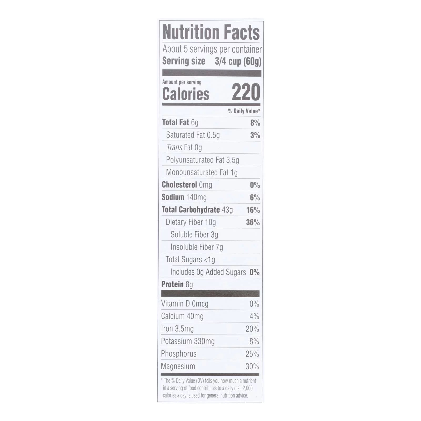10 oz Cereal - Case of 12 D25663