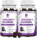 (2 Pack) Shilajit Gummies with Ashwagandha, Black Seed Oil, Vitamin C D3 B12 & Zinc, Sugar Free E4814