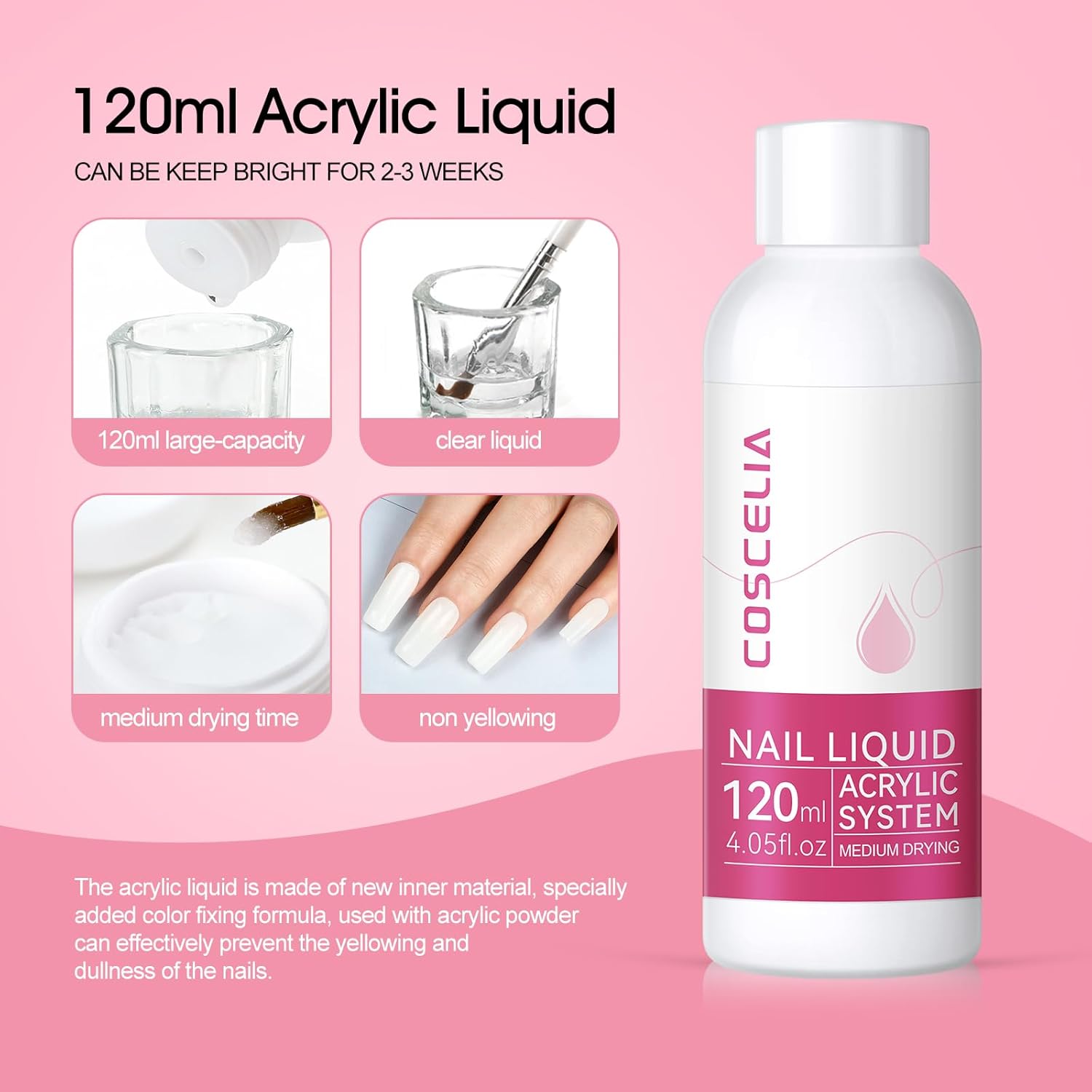 45pcs Acrylic Nail Kit with Drill and UV Light I5763
