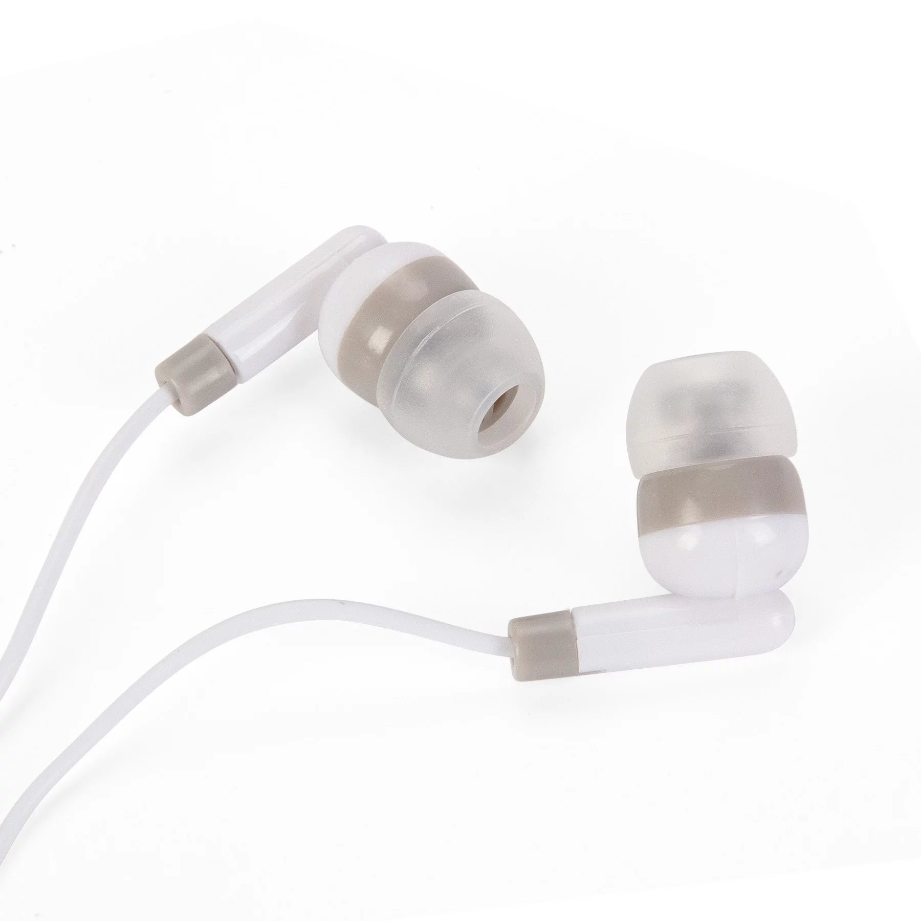 100 Packs Bulk Wired Earbuds Headphones (White) E2838