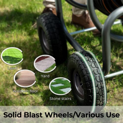 250-Feet 5/8" Hose Capacity Heavy Duty Hose Reel Cart M5265