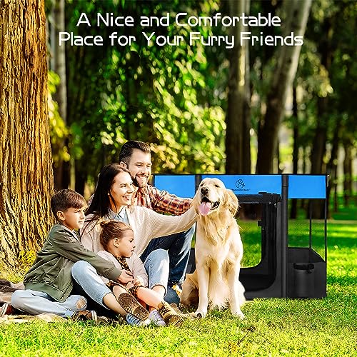 Foldable Dog Cat Playpen with Carrying Case S467