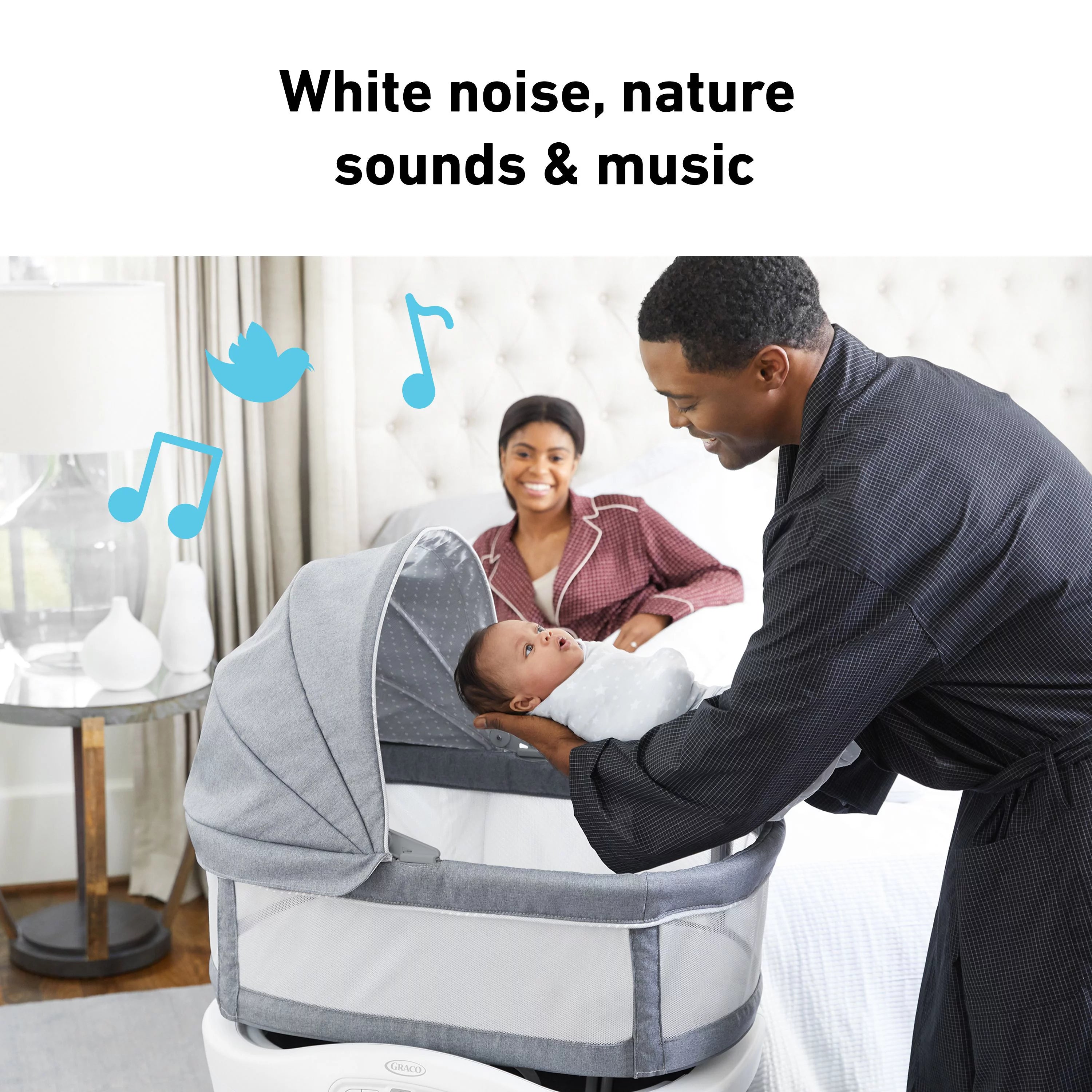 Ellison Bassinet with Cry Detection Technology N112