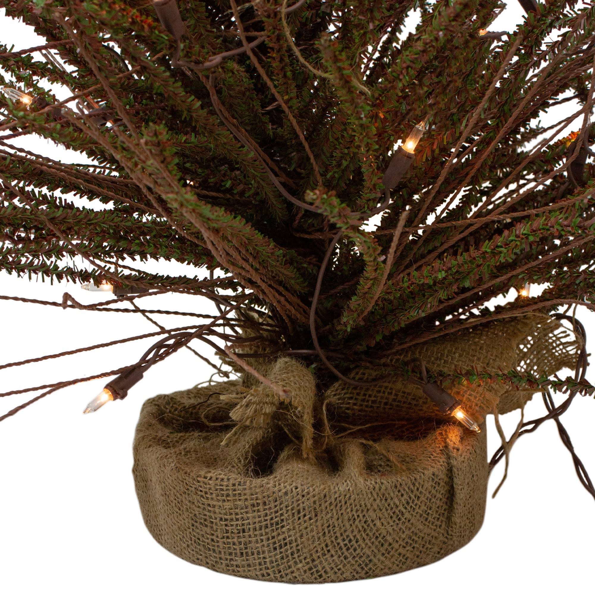 3 Pre-Lit Artificial Christmas Tree with Clear Lights U2991