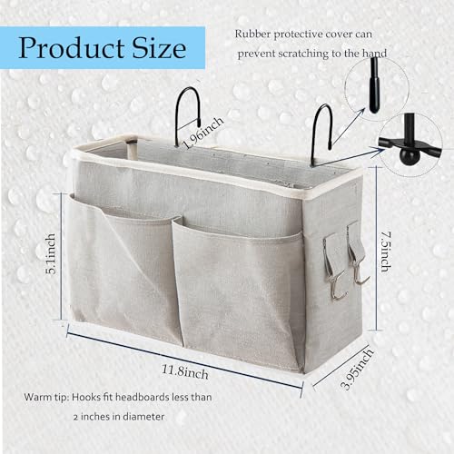 Grey Bedside Hanging Storage Organizer I28427
