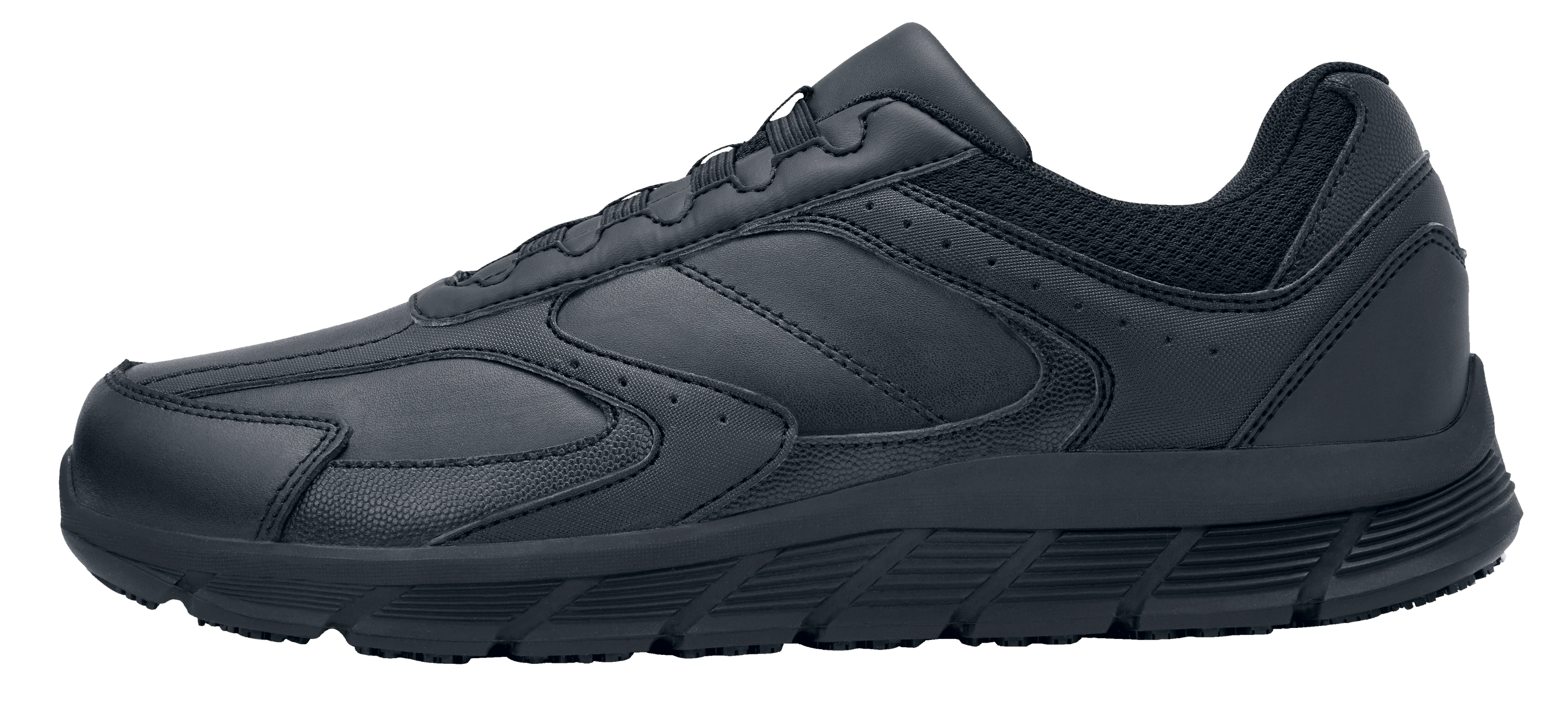 Black Slip Resistant Water Resistant Work Shoes Y218