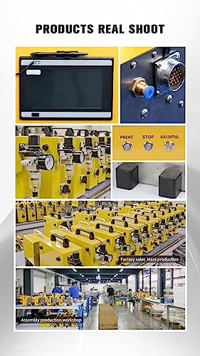 100W Pneumatic Dot Peen Metal Engraving Machine Engraving Size 120x50mm Depth 0.02-1 mm B543361