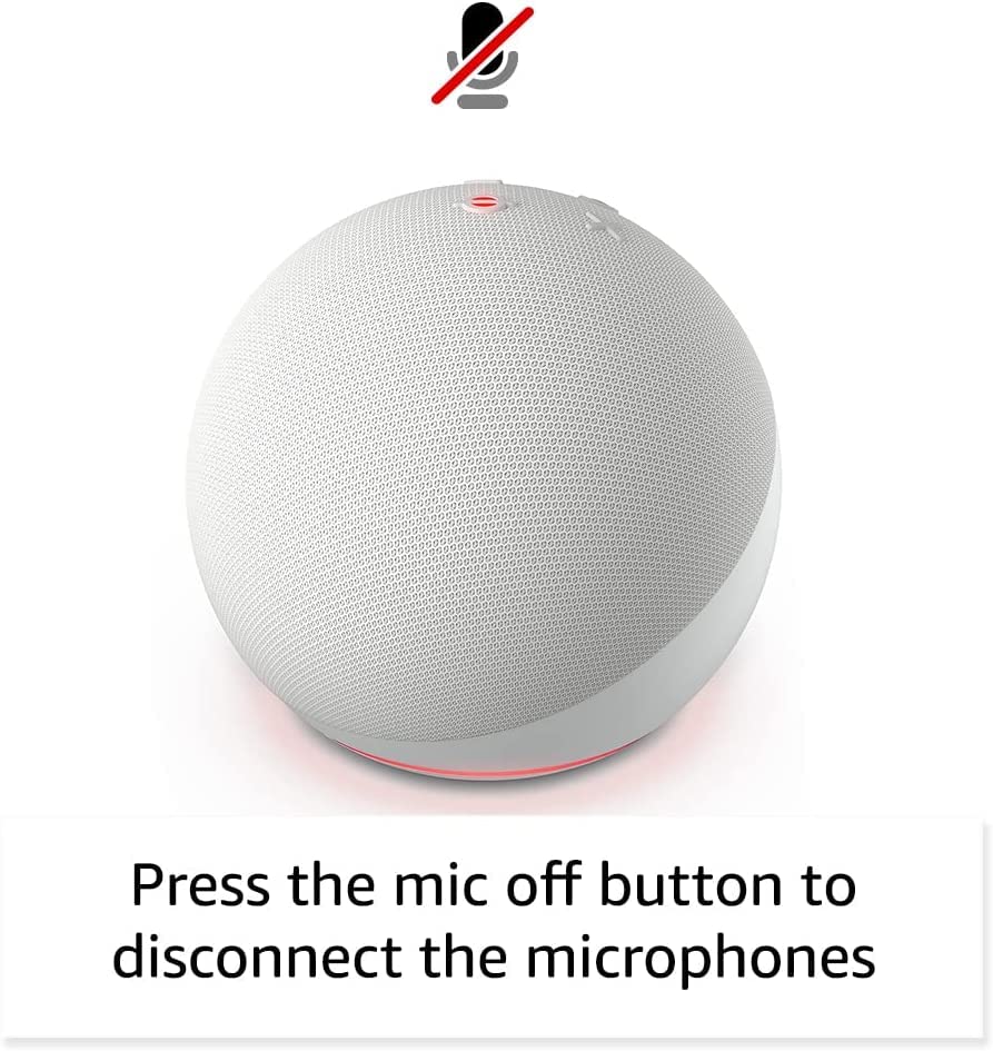 Glacier White Alexa Speaker G1856