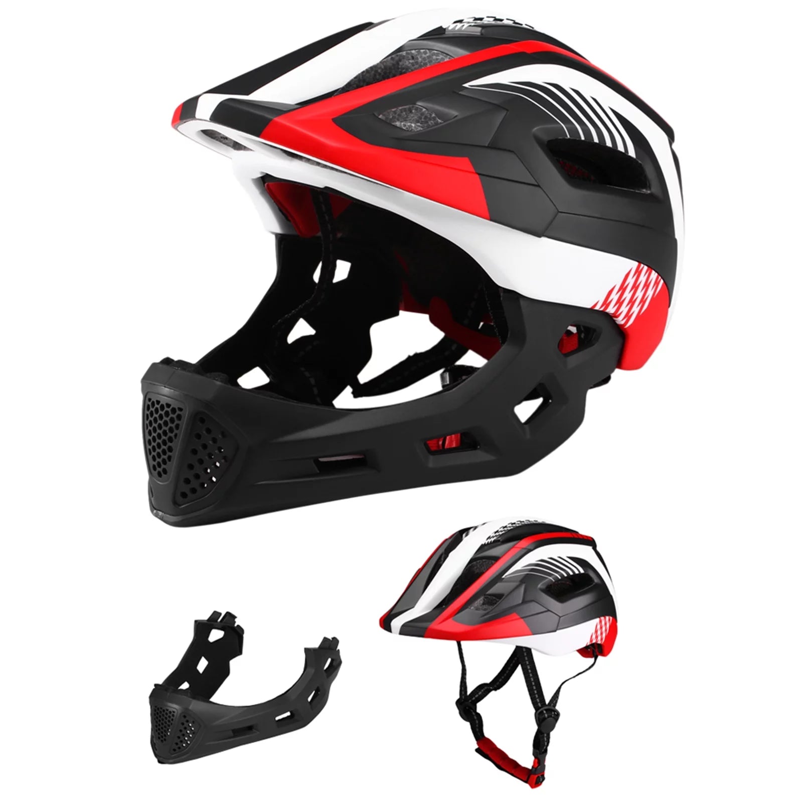 Kids Detachable Full Face Bike Helmet N29363