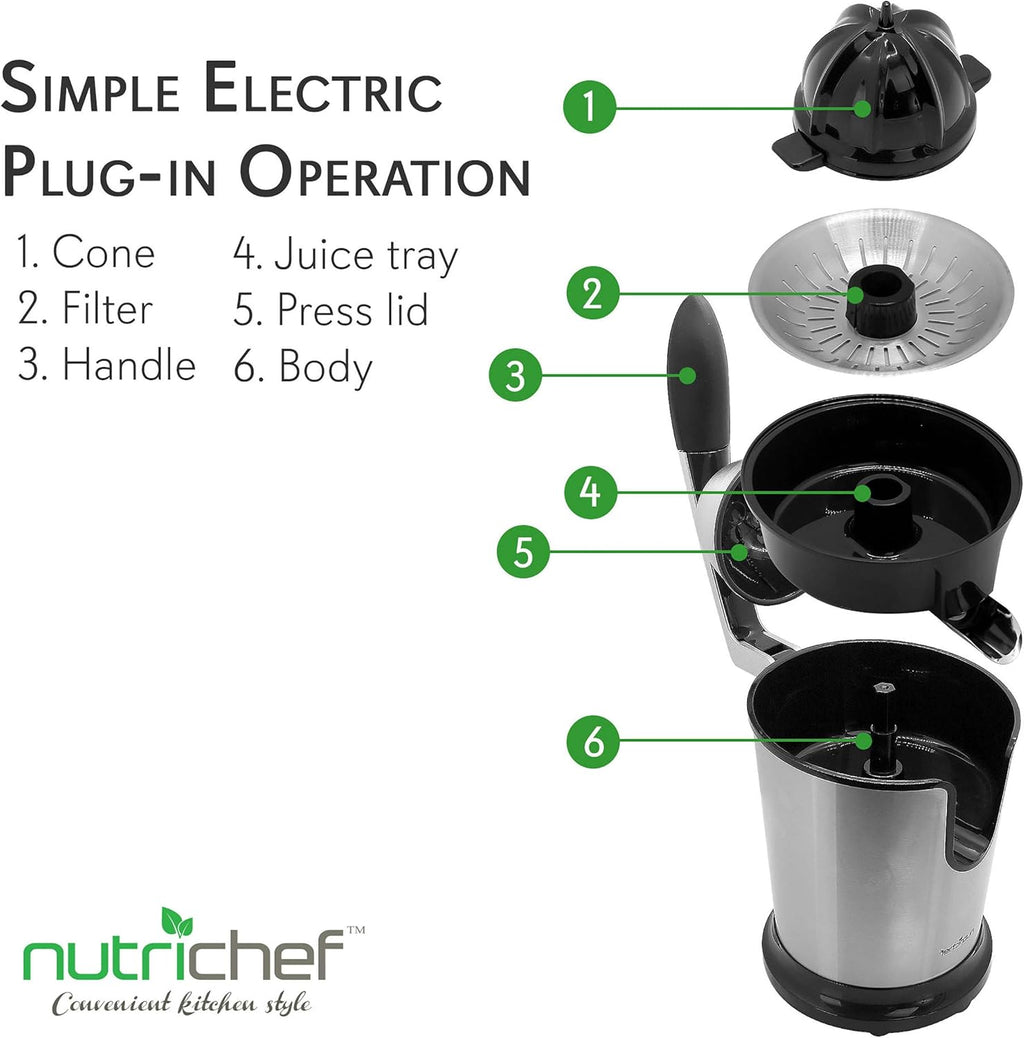 Stainless Steel Electric Juicer W1456