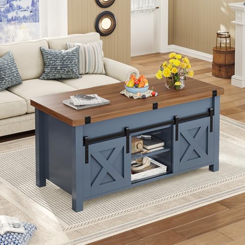 Grey Lift Top Coffee Table with Storage O921921