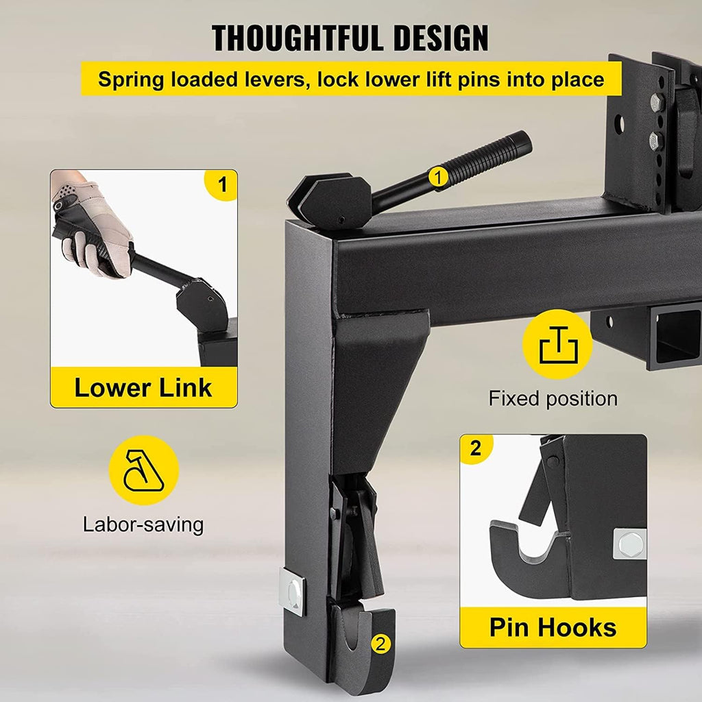 Black 3-Point Quick Hitch X39970