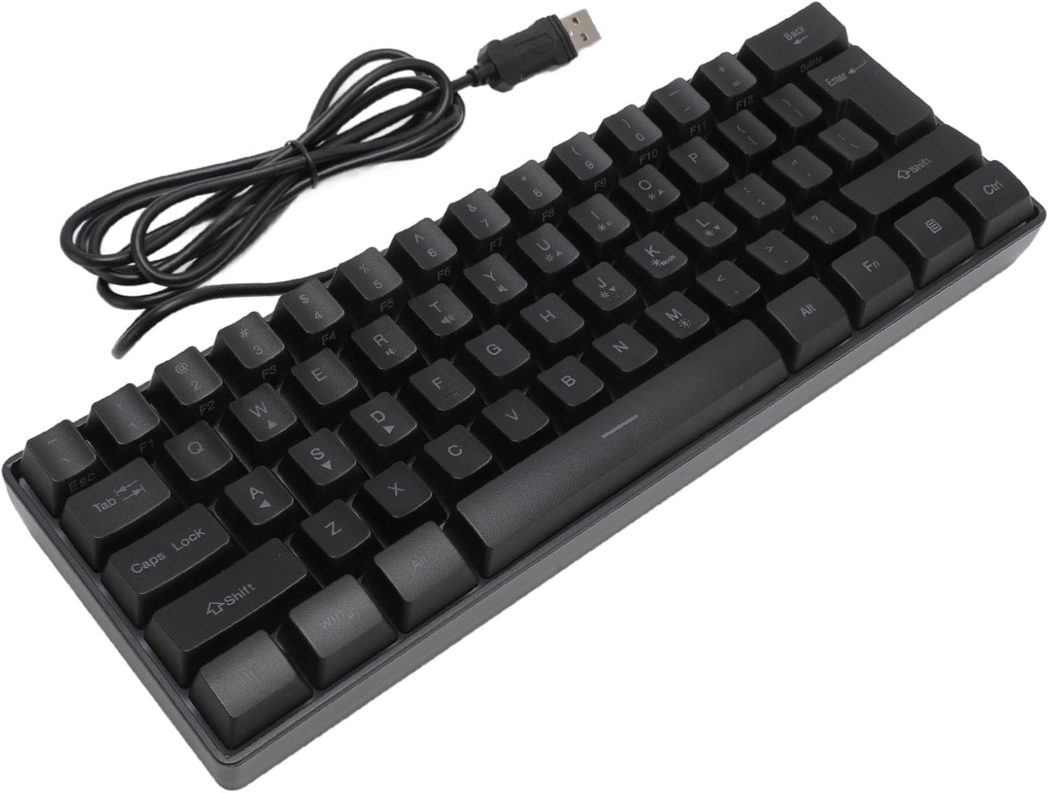 61 Keys USB Wired Mechanical Gaming Keyboard with RGB Backlight V8403