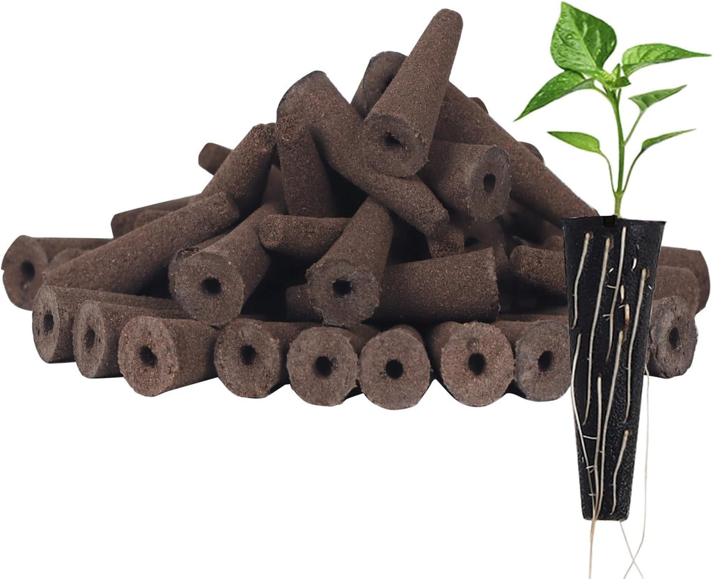 50 Pack Hydroponic Grow Sponges Seed Starter Pods G648261