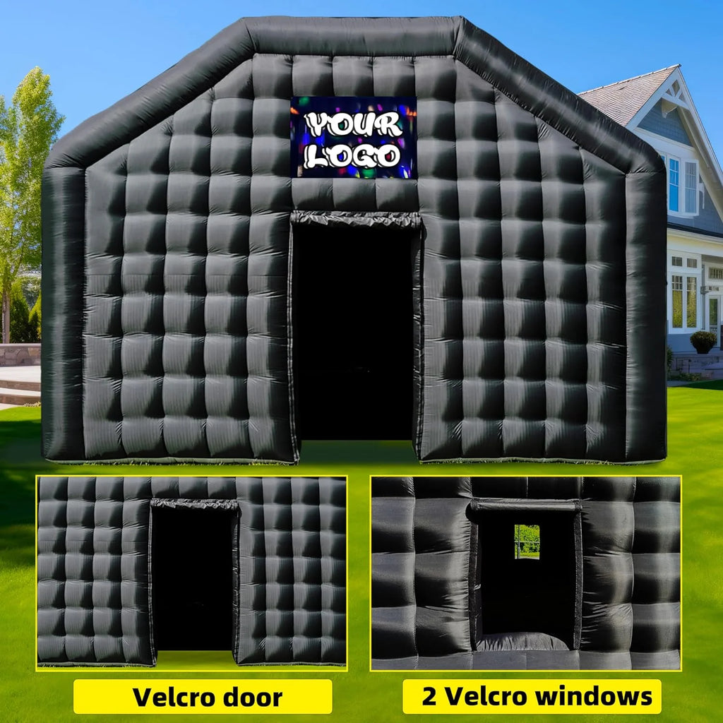 Large Black Inflatable Night Club 30x20x13Ft Inflatable Party Tent F545195